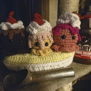 Sundae Day Crochet Dessert